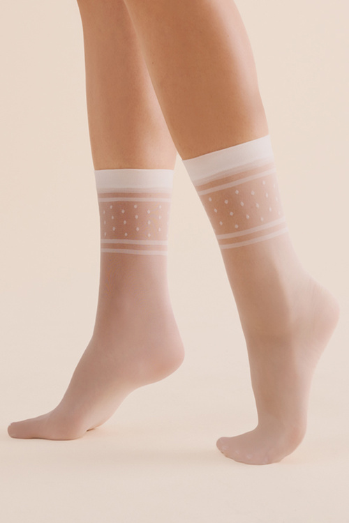 Gabriella Nebi code 1198 Wyrób pończoszniczy skarpetki, beige