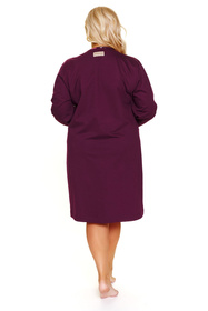 Doctor Nap SMZ.7319 Nocna szlafrok, burgundy