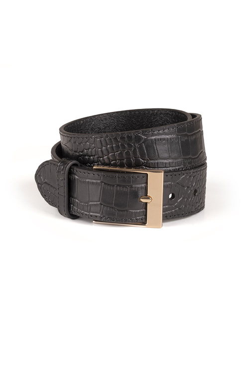 Vivisence P0002 Pasek skórzany, black