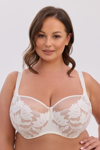 Gaia 1134M Keto Maxi Biustonosz półusztywniany, ecru-mokka
