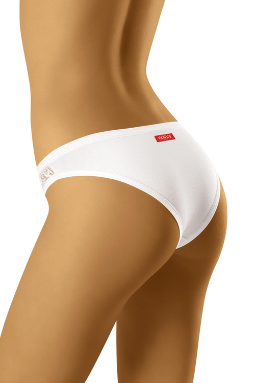 Wol-Bar Soft Pretty 3-pak Majtki figi, biały