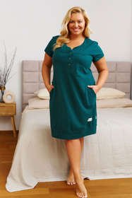 Doctor Nap TCB.4348 Nocna koszula, emerald
