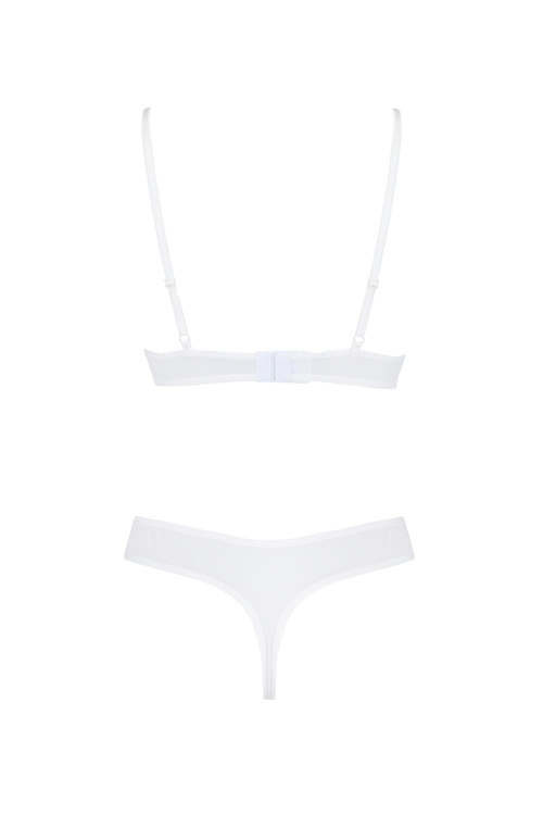 Avanua Adelina set Nocna komplet biustonosz + stringi, white