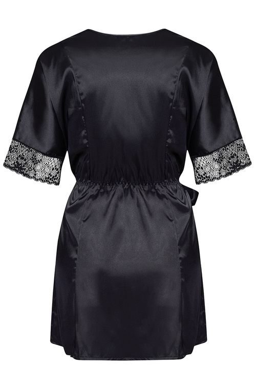 Beauty Night Delight dressing gown BN6628 Нічна пеньюар, чорний
