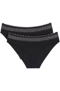 Triumph 10214906 Feel of Modal Tai 2P Majtki figi, 0004-black
