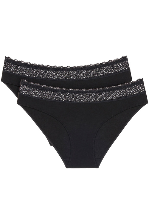 Triumph 10214906 Feel of Modal Tai 2P Majtki figi, 0004-black
