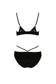 Casmir Lara bikini Nocna komplet biustonosz + stringi, black