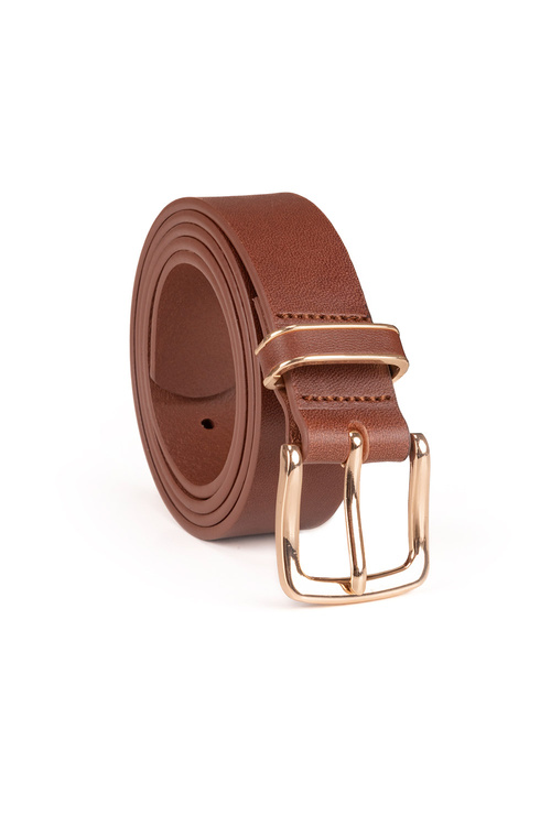 Vivisence OUTLET P0001 Pasek skórzany, brown