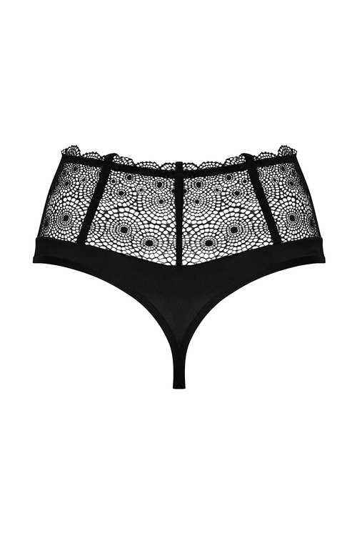 Obsessive Sharlotte panties Majtki figi, czarny