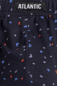 Atlantic 3MP-165 3-pak Majtki slipy, grafit/indygo/granat