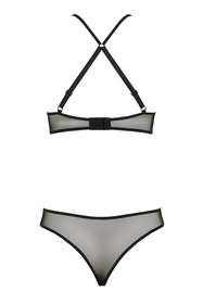 Passion Azalia set Nocna komplet biustonosz + stringi, black
