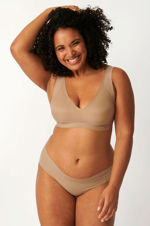 Sloggi 10186739 ZERO Feel Majtki figi, 00SH-cognac