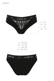 Passion PS001 Majtki figi, black