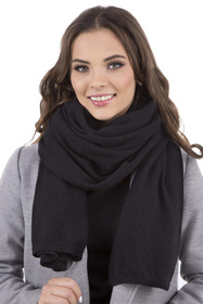 Vivisence 7037Kmpl Komplet beret+szalik, czarny