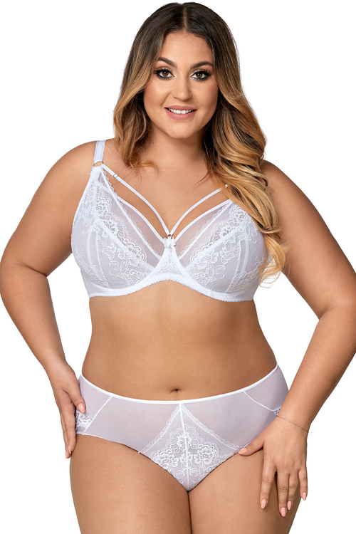 Ava 1824/1/B Venus Majtki brazyliany, white