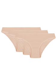 Vivisence 4003 3-pack Majtki figi, beżowy