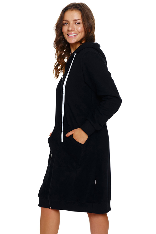 Doctor Nap SMZ.4136 Nocna szlafrok, black