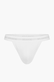 Atlantic MP-1572 Sport string Majtki stringi, biały