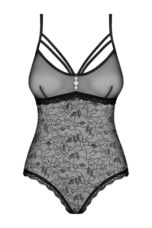 Obsessive 818-TED-1 Body sexy, czarny