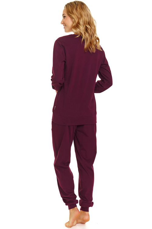 Doctor Nap PM.4349 Nocna piżama, burgundy