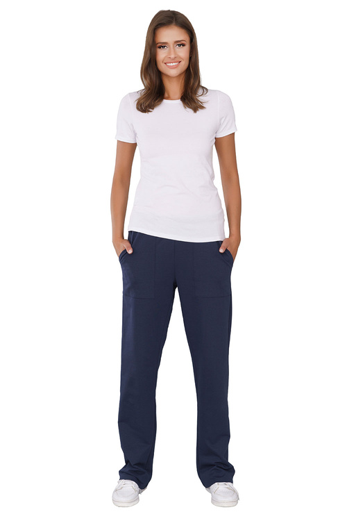 Italian Fashion Ren dł.sp. Spodnie homewear, granat