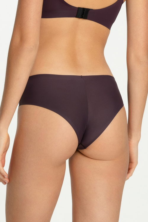 Julimex Simple Brasil Majtki brazyliany, dark plum