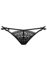 Obsessive Intensa double thong Majtki stringi, czarny