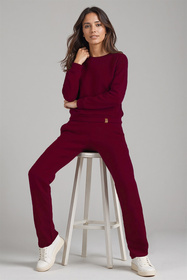 Vivisence 9205kmpl Komplet bluza+spodnie, bordowy