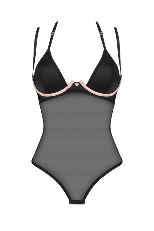 Obsessive Selinne teddy Body sexy, czarny