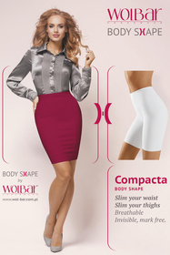Wol-Bar Compacta Majtki bermudy, czarny