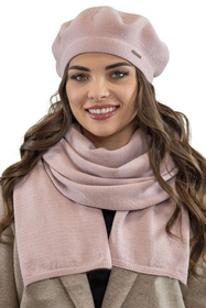 Vivisence 7005 Nakrycie głowy beret, różowy