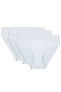 Vivisence 4011 3-pack Majtki figi, biały