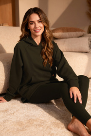 Vivisence 9207kmpl Komplet legginsy + bluza, zielony