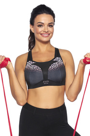 Ava Carri Biustonosz sportowy, black