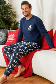 Doctor Nap PMB.5263 Nocna piżama, navy blue