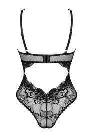 Obsessive Olvidia teddy Body sexy, czarny