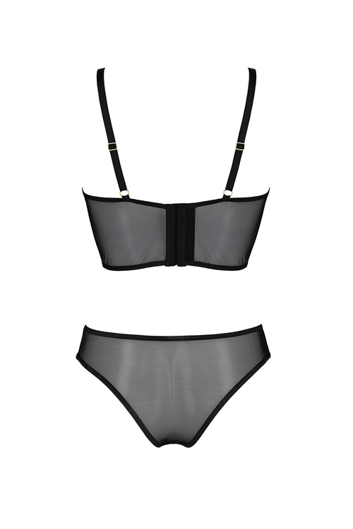 Casmir Denerys set Nocna komplet biustonosz + figi, black