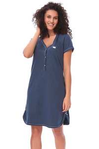 Doctor Nap TCB.9505 Nocna koszula, deep blue