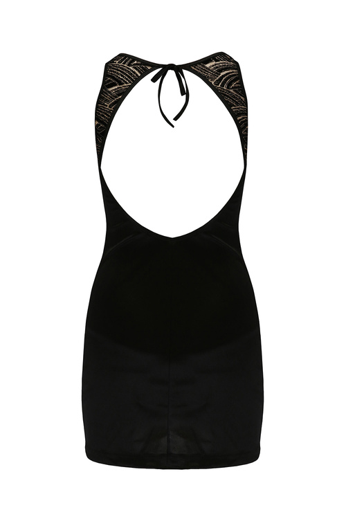 Casmir Lara chemise Nocna komplet koszulka + stringi, black