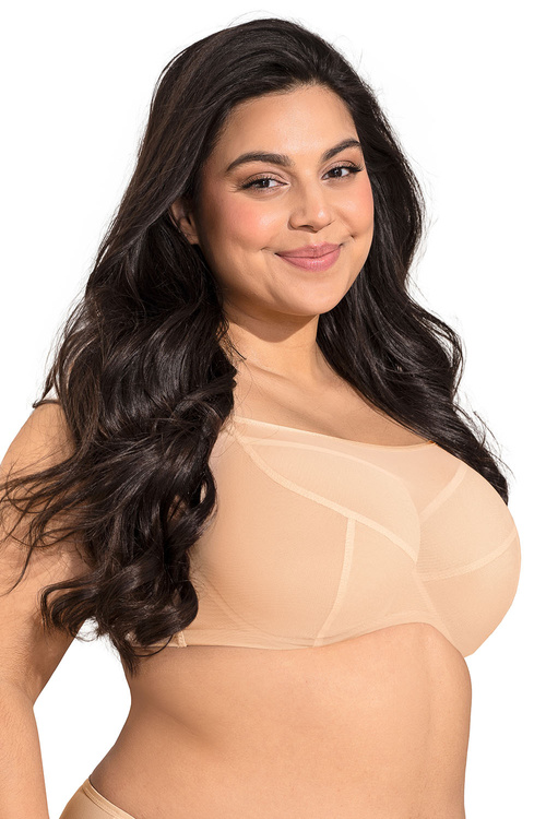 Nessa Salma crop top Maxi Бюстгальтер м'який, бежевий