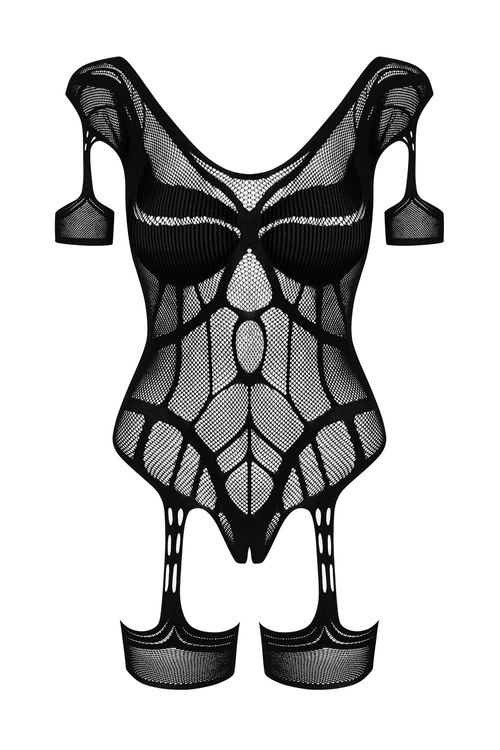 Obsessive Bodystocking G334 Body bodystocking, czarny