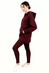 Vivisence 9207kmpl Komplet legginsy + bluza, bordowy