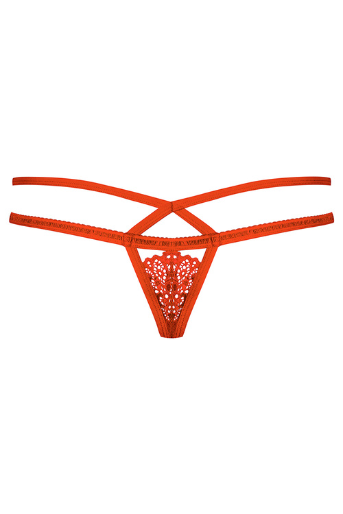 Obsessive 838-THO-3 Majtki stringi, czerwony