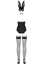 Obsessive Bunny costume Nocna sexy kostium, czarny