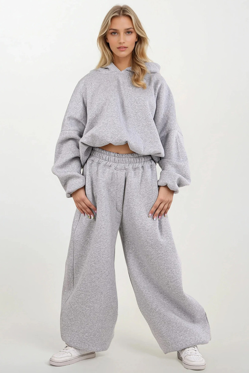 Dkaren DK-K-B27 Komplet bluza+spodnie, szary