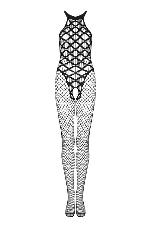 Obsessive G332 bodystocking Body bodystocking, czarny