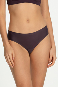 Julimex Simple Brasil Majtki brazyliany, dark plum