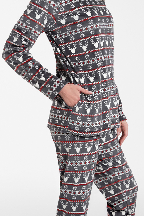 Italian Fashion Islandia dł.r. dł.sp. Dres homewear, grafit