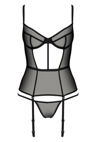 Passion Varella corset Gorset sexy, black