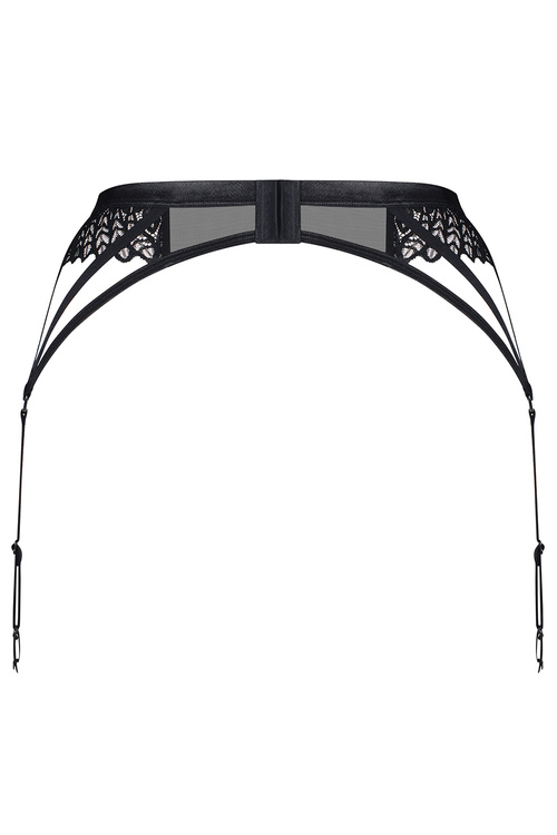 Obsessive Donarella garter belt Pas do pończoch niski, black